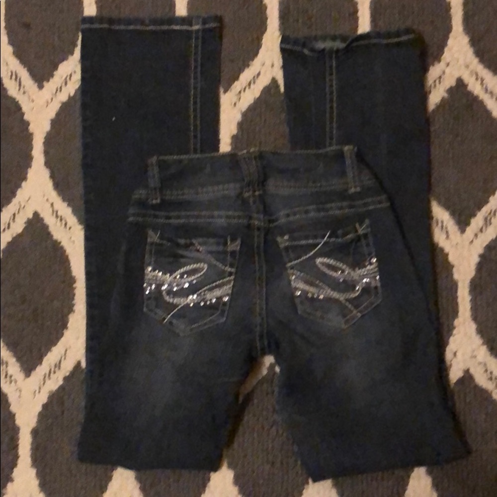 Straight leg jeans